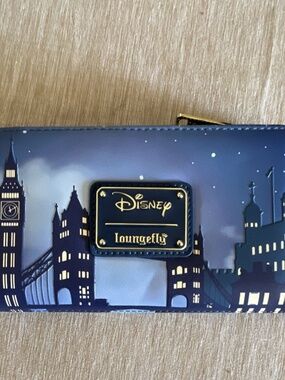Loungefly Disney Peter Pan Blue Medium Wallet London Scene